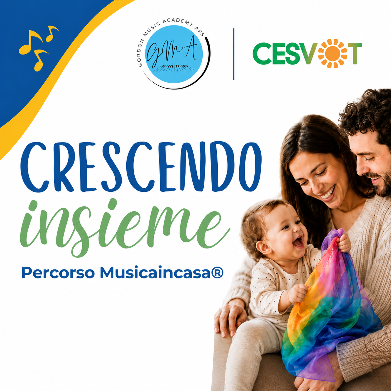 Crescendo insieme - Percorso Musicaincasa